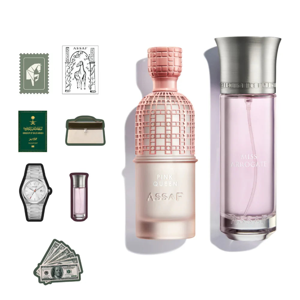 عطر Miss Arrogate & Pink Queen – قوة ورشاقة أنثوية (2×100مل)