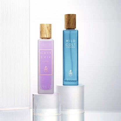 طقم عطور Gris Erik & Wild Colt من عَسّاف | 2 × 200مل أو دو برفان | شحن سريع