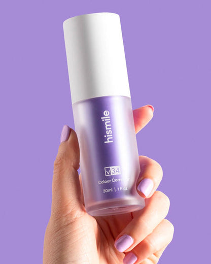 معجون الأسنان Hismile V34 لتصحيح اللون – تبييض لطيف للأسنان