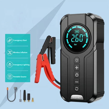 Car Jump Starter with Air Pump – All-in-One Roadside Hero!